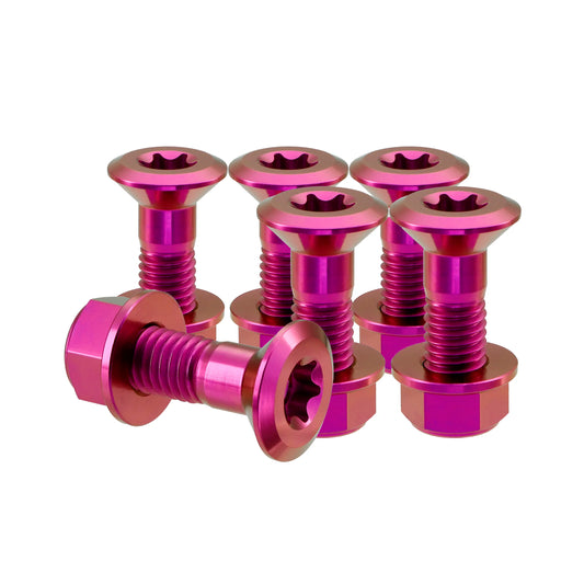 Titanium M8 Kettenradschrauben - 6 Stück