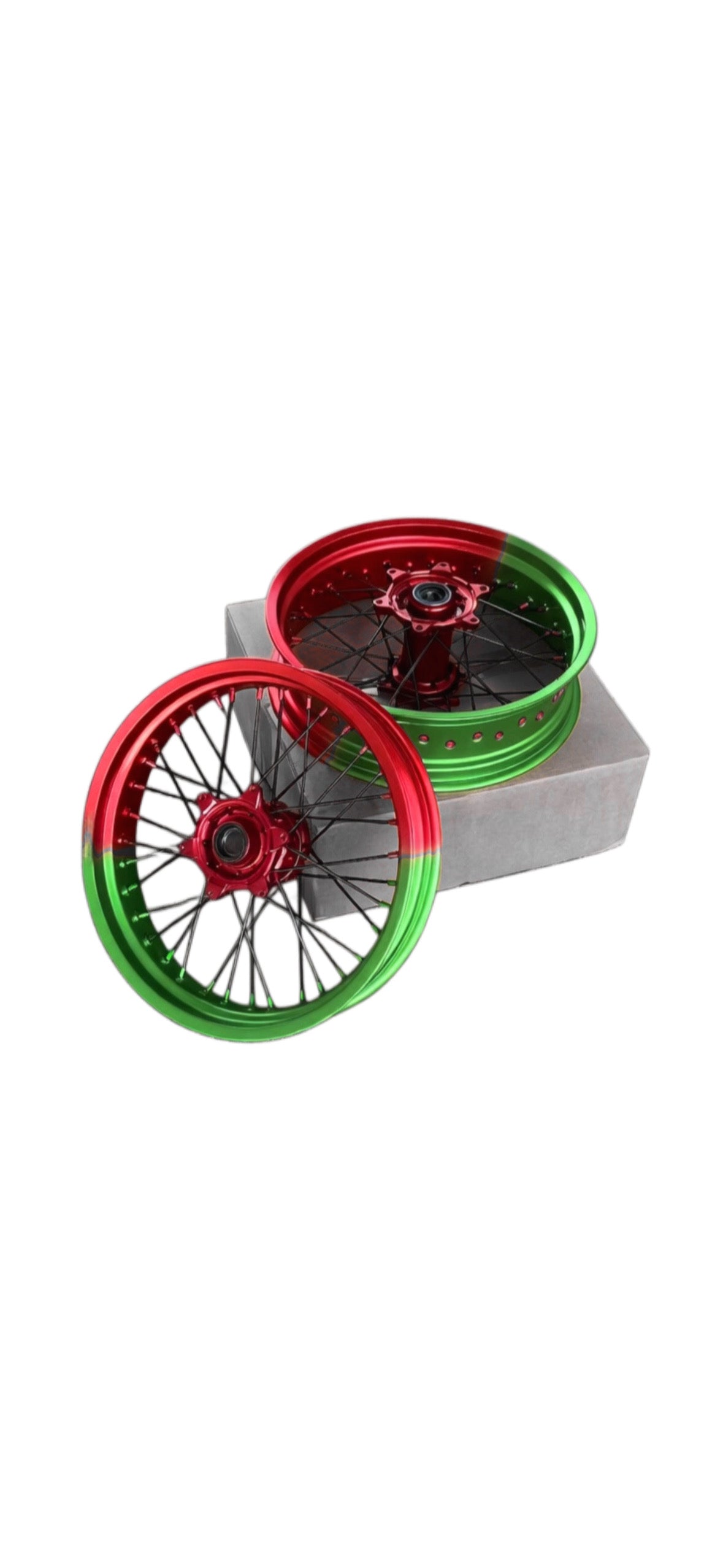 BLAZE Supermoto Wheels — 50/50 Faded