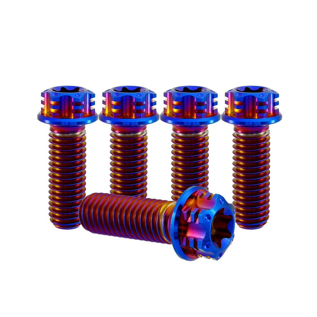 Titanium M8 Bolts T40 Torx - 5 Stück