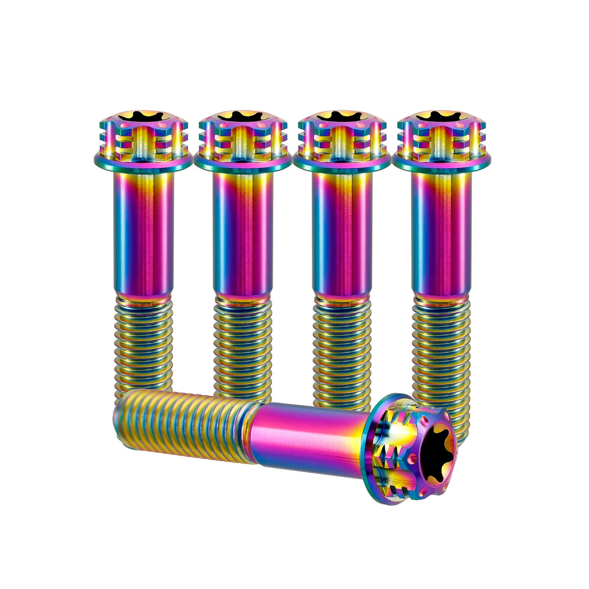 Titanium M6 Bolts T30 Torx - 5 Stück