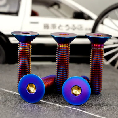 Titanium M6 Bolt Senkkopfschraube  - 5 Stück
