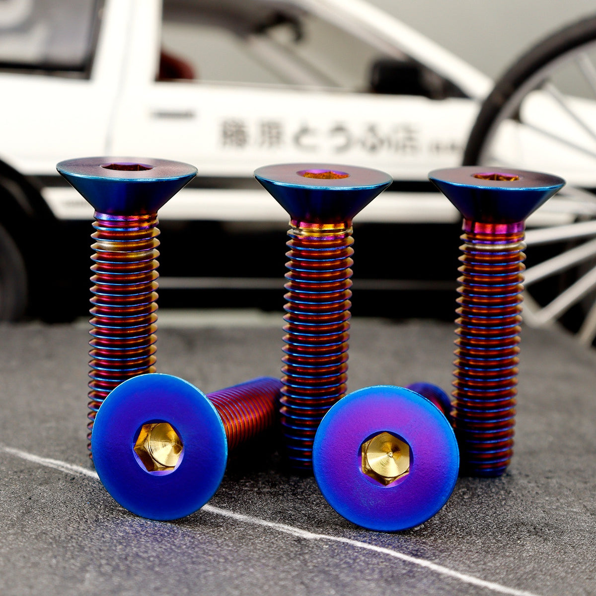 Titanium M6 Bolt Senkkopfschraube  - 5 Stück