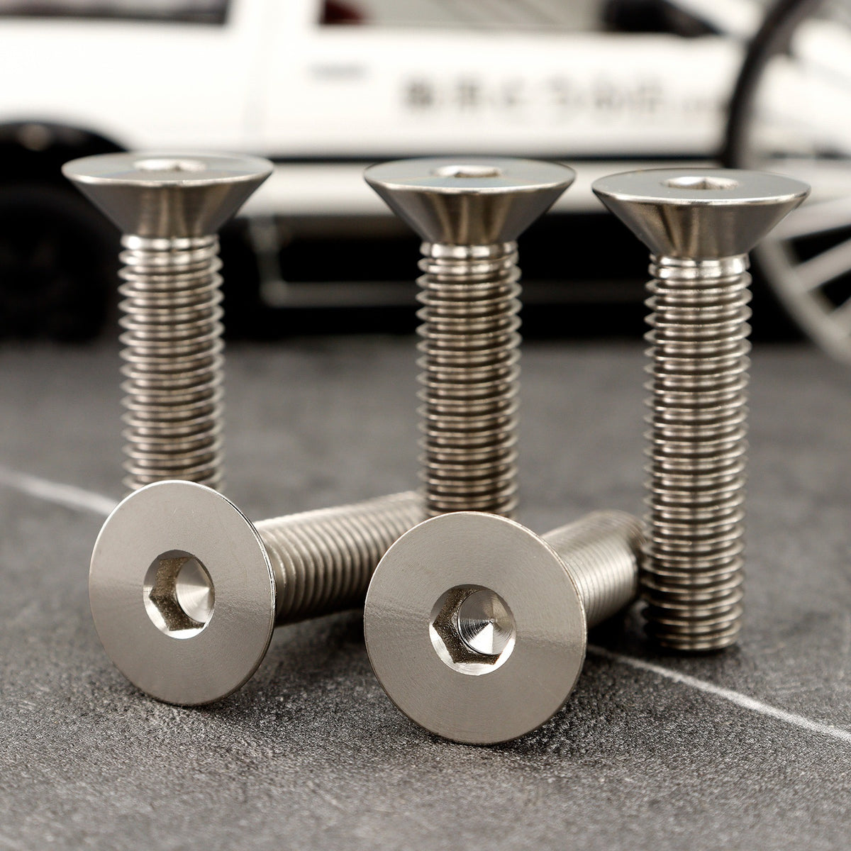 Titanium M6 Bolt Senkkopfschraube  - 5 Stück