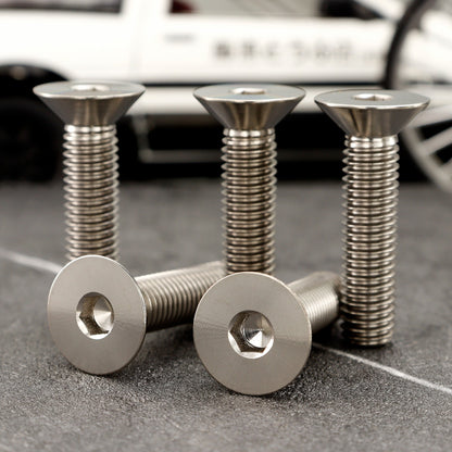 Titanium M6 Bolt Senkkopfschraube  - 5 Stück