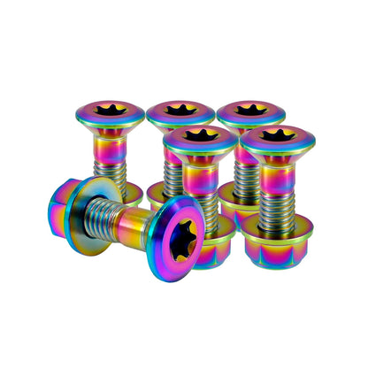 Titanium M8 Kettenradschrauben - 6 Stück