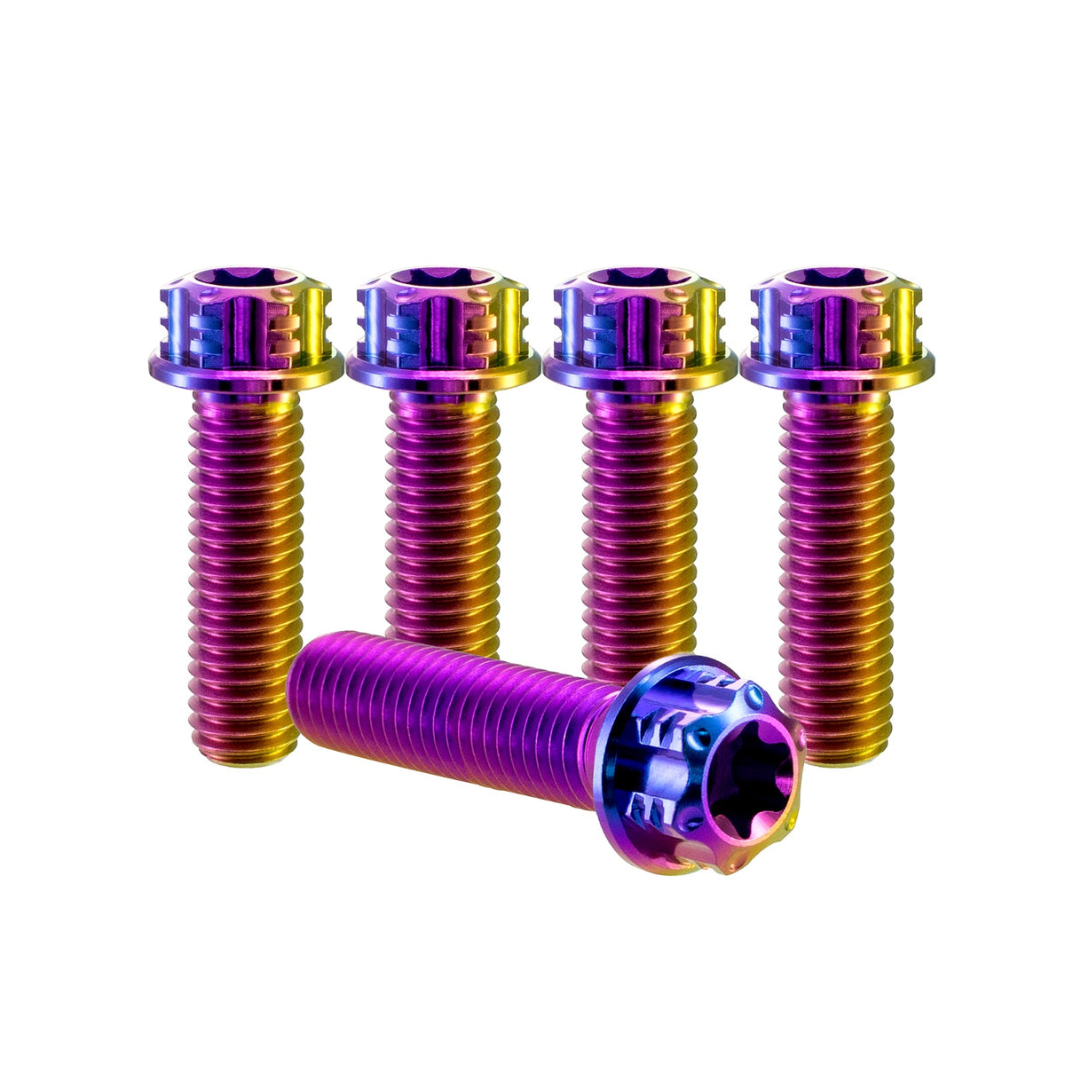 Titanium M8 Bolts T40 Torx - 5 Stück