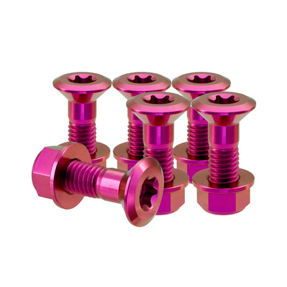 Titanium M8 Kettenradschrauben - 6 Stück