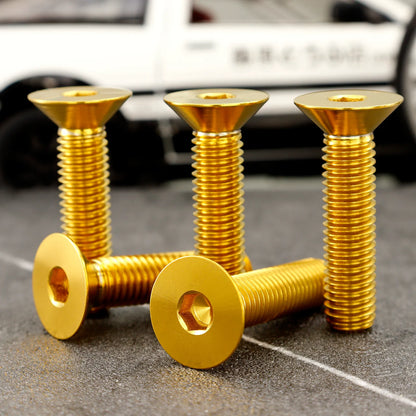 Titanium M6 Bolt Senkkopfschraube  - 5 Stück