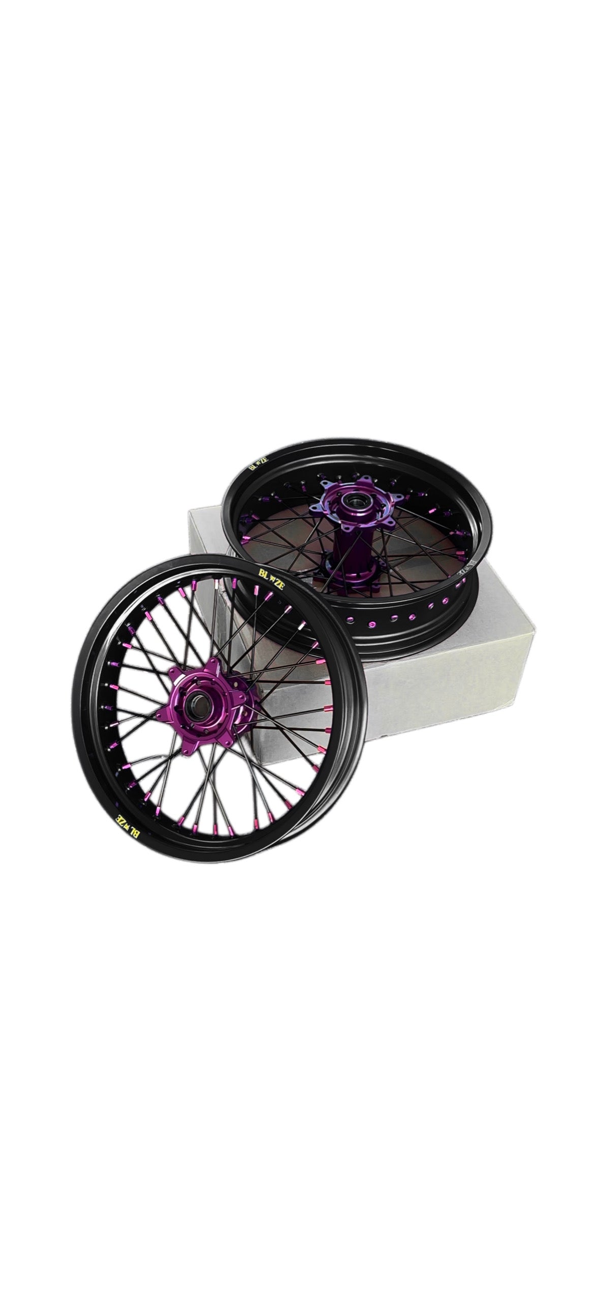 BLAZE Supermoto Wheels — Basic Black